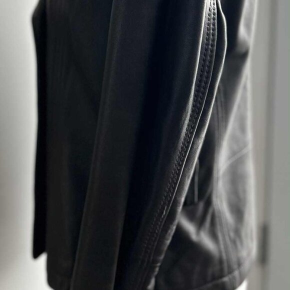 MICHAEL Michael Kors Espresso Leather Double Breasted Jacket – US L - Picture 6 of 13